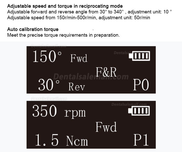 Refine Maxdo Dental Wireless Endodontic Motor with Reciprocating